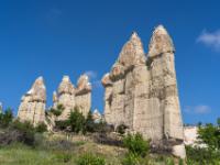 Reihe haushoher Felstürme im Liebestal